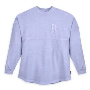 Disney Parks Lavender ‘Disneyland Resort’ Crewneck Sweatshirt — Oversized Medium